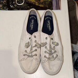 Sperry Off-White Canvas Shoes